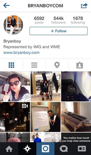 5 Akun Instagram Favorit Bryanboy