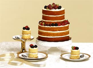 Adaptasi Tren Naked Cake pada Kue Pengantin