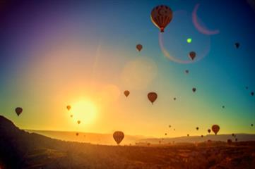 Naik Balon Udara di Cappadocia