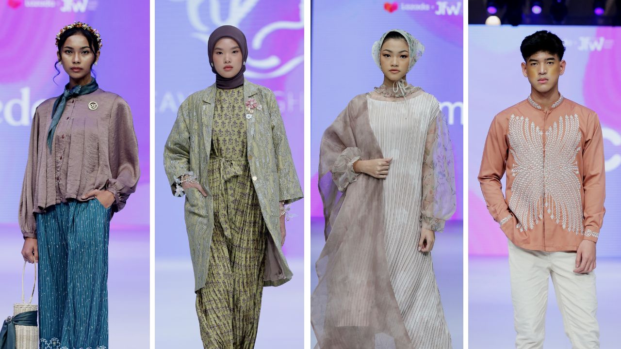 4 Label Modest Wear Lokal Hadirkan Koleksi Busana ‘The Next Normal’ di Fashion Show Lazada