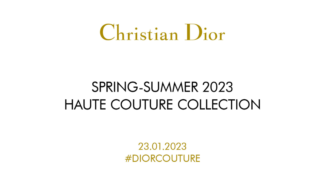 STREAMING Dior Women Haute Couture S/S 2023