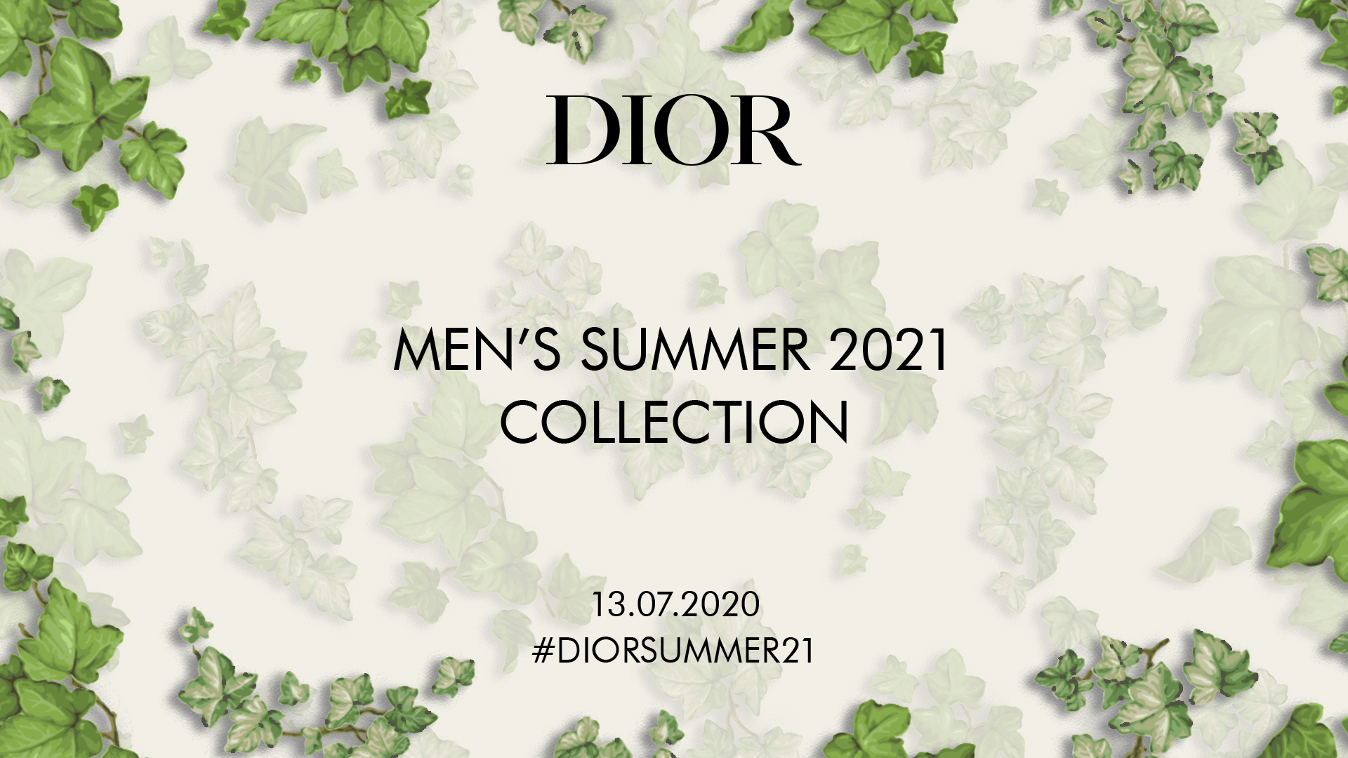Tonton Siaran Lansgung Dior Men Summer 2021