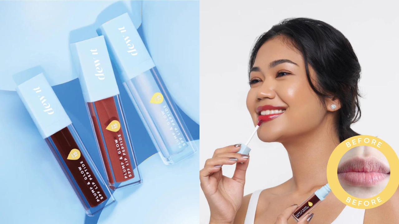 Melembutkan dan Melindungi Bibir Dari Sinar Matahari Dengan Dew It Plump & Glow SPF Lip Peptide Dewy You