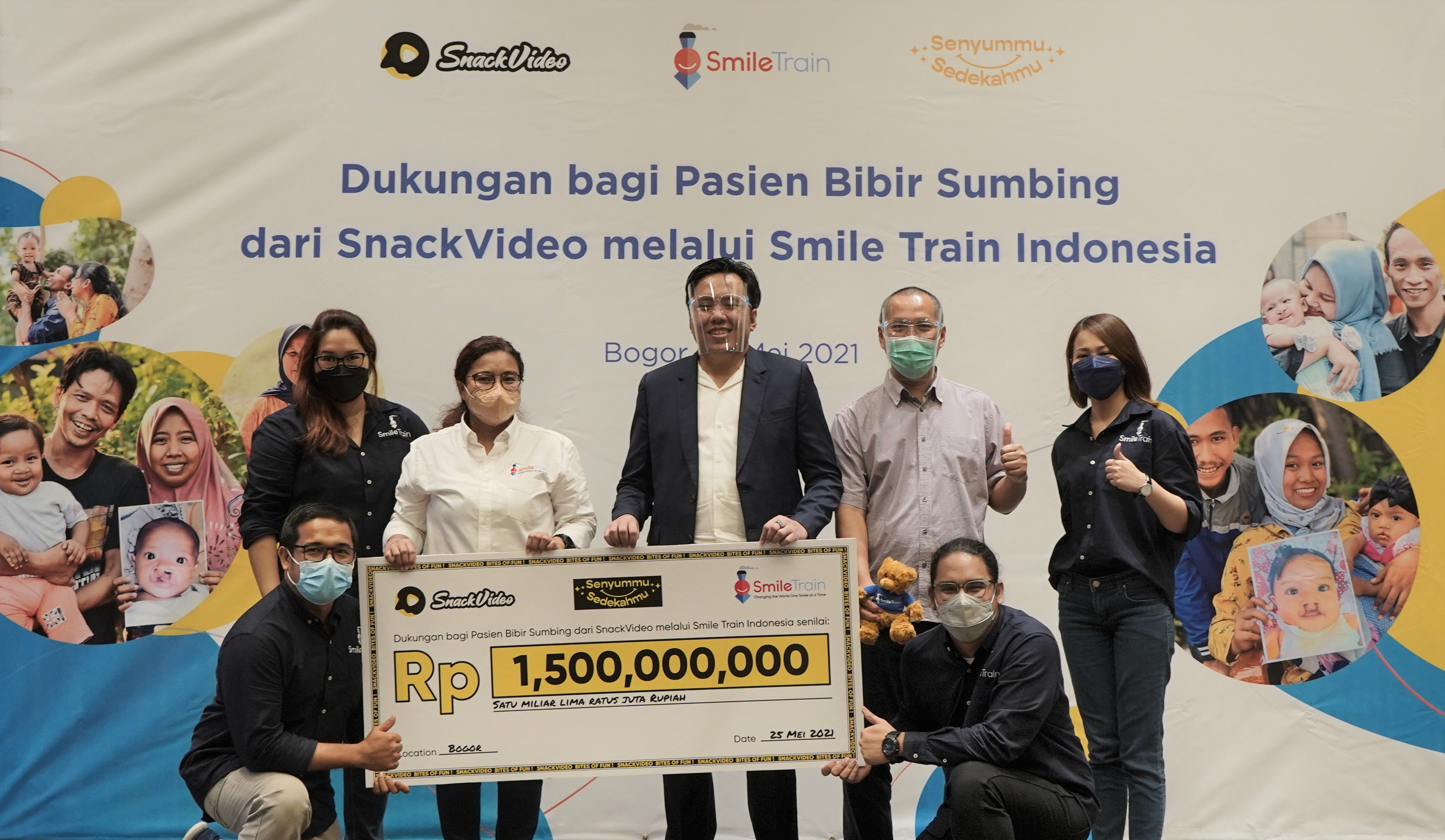 Kampanye Operasi Gratis untuk 300 Pasien Bibir Sumbing dari Smile Train