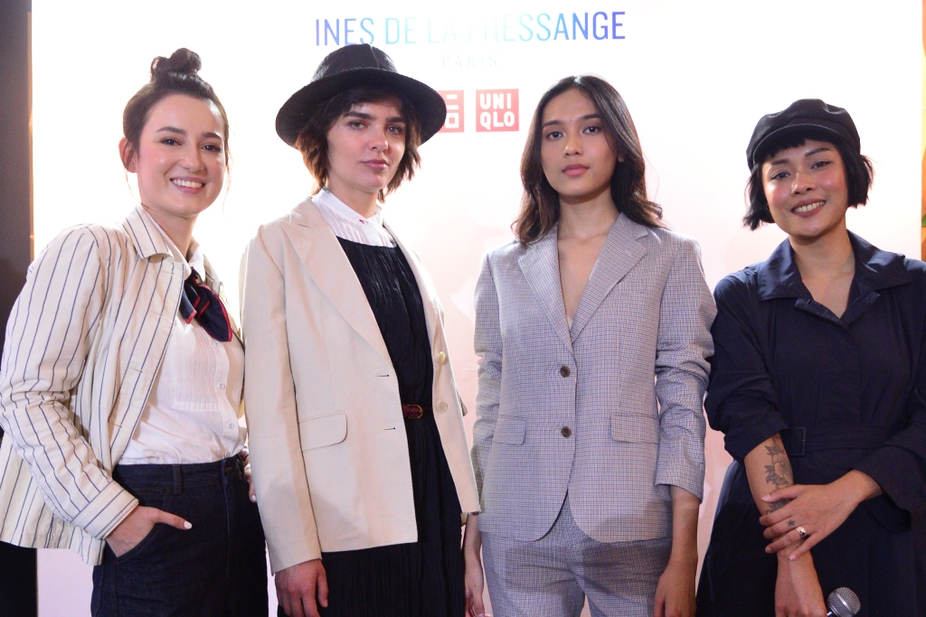 7 Gaya Julie Estelle Dalam Balutan Uniqlo x Ines de la Fressange