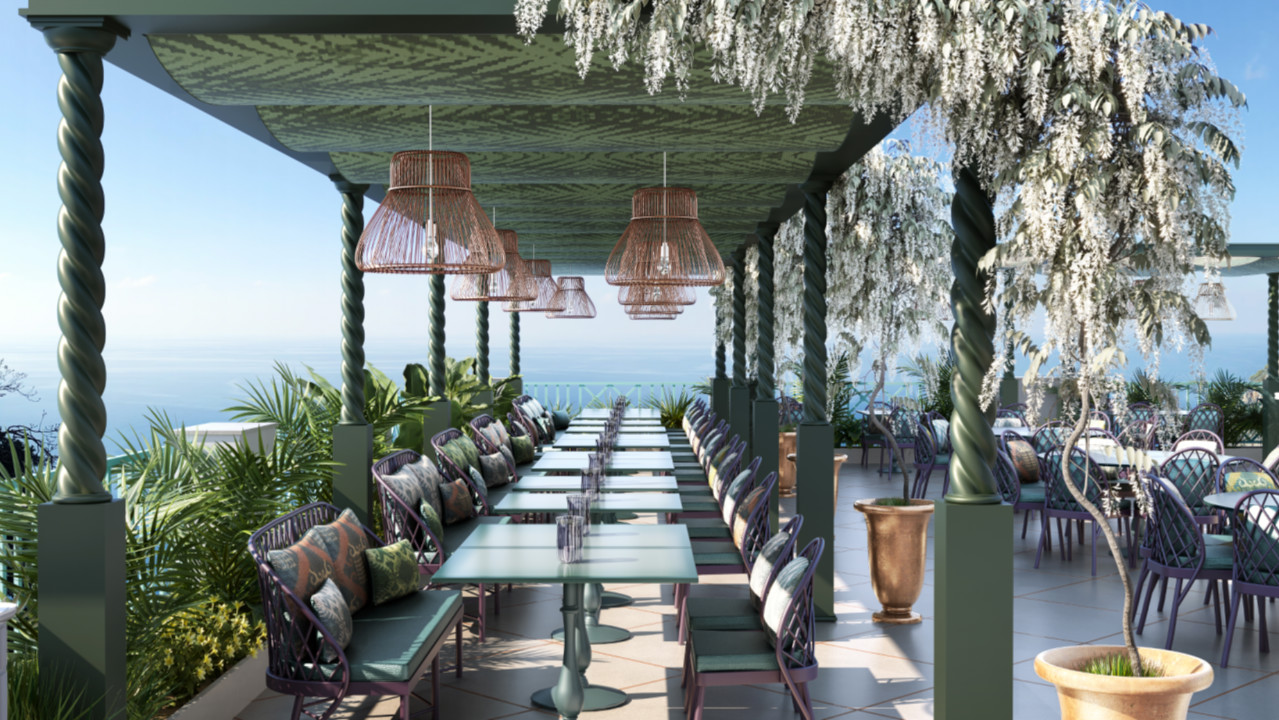 Transformasi Kontemporer Hotel La Palma di Pantai Amalfi Italia