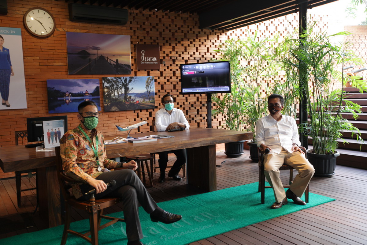 Garuda Indonesia Operasikan Premium City Check-in di Hutan Kota Plataran