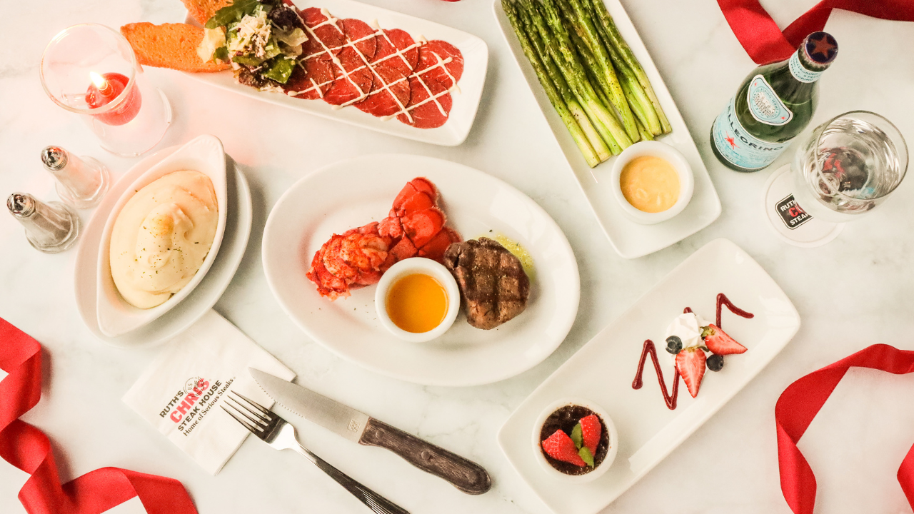 Seleksi Menu Valentine Ruth's Chris Steak House 