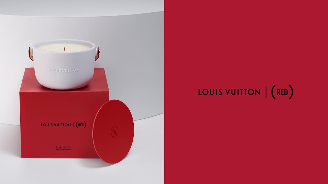 Louis Vuitton dan (RED) Persembahkan Lilin Aroma Louis Vuitton I (RED)