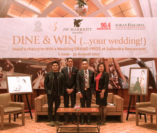 Ikuti Sayembara Akbar Hotel JW Marriot Dengan Hadiah Utama Pernikahan Gratis di Sailendra Restaurant