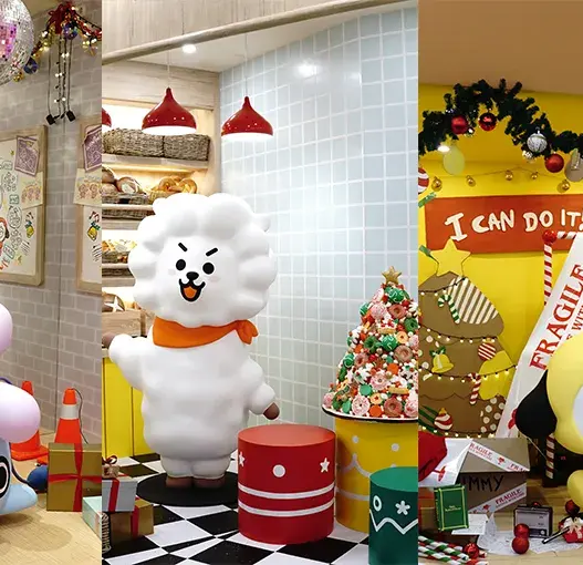 Akhir Tahun Penuh Kemeriahaan Bersama Karakter BT21 dan Line Friends di Senayan City