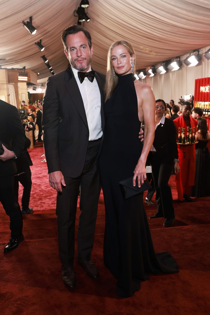 Will Arnett and Carolyn Murphy at the 83rd Annual Golden Globes held at The Beverly Hilton on January 11, 2026 in Beverly Hills, California. (Photo by Chad Salvador/2026GG/Penske Media via Getty Images)
