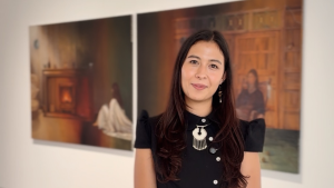 Natalie Sasi Organ dan Pameran Perdananya, “She Lit My Mouth Without a Word”