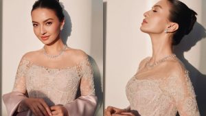 Penampilan Raline Shah di Cannes 2026 Kembali Dipermanis Sentuhan Sapto Djojokartiko